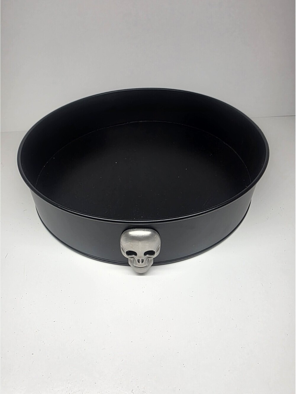 Halloween Metal Skull Candy Bowl Tray For trick or treaters
